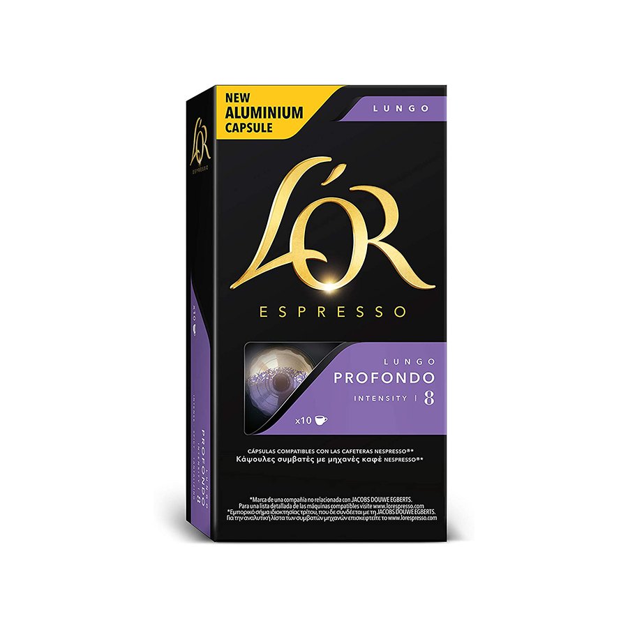 L'OR - L'OR - Lungo Profondo - Compatibles Nespresso - 10 Unidades