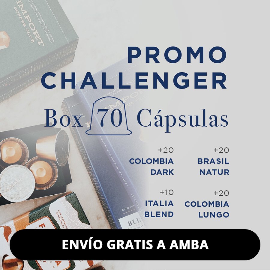 Promo Challenger - Capsulas Compatibles Nespresso - 70 Unidades